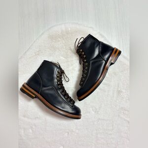 Taft 365-01 Stacked Heel Lace-Up Boots